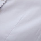 Everanne girls' cotton oxford long sleeve shirt with square collar and pearl button details, perfect for casual or dressy occasions.