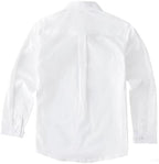Everanne boys' long sleeve cotton shirt with point collar and chest pocket, part of the Top Wear Collection, in a classic style.