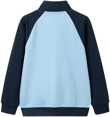 Everanne kids cotton nylon interlock sportswear jacket with stand collar, designed for active wear and outdoor activities.