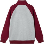 Everanne kids cotton nylon interlock sportswear jacket with stand collar, ideal for active wear and outdoor activities.