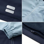 Everanne unisex youth sports zip-up jacket with stand collar and mesh lining, suitable for active wear and casual style.