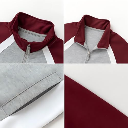 Everanne kids cotton nylon interlock sportswear jacket with stand collar, ideal for active wear and casual sports activities.