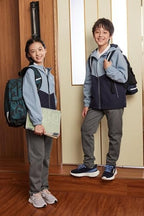Everanne unisex youth sports zip-up jacket with stand collar and mesh lining, suitable for active wear and casual styling.