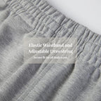 Everanne slim tapered jogger pants with cotton nylon fabric, elastic waist, and cuffed hem, comfortable sweatpants for everyday wear.