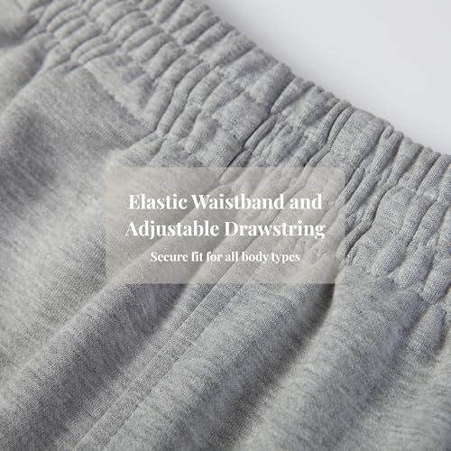 Everanne slim tapered jogger pants with cotton nylon fabric, elastic waist, and cuffed hem, comfortable sweatpants for everyday wear.