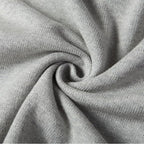 Everanne unisex V-neck pullover sweater with stripe trim and windproof cotton cuffs, soft and stylish for casual wear.
