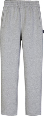 Everanne slim tapered jogger sweatpants with elastic waist and cuffed hems in cotton nylon fabric, displayed flat.