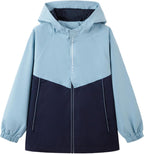 Everanne unisex youth sports zip-up jacket with stand collar and mesh lining, designed for active wear and casual sports use.
