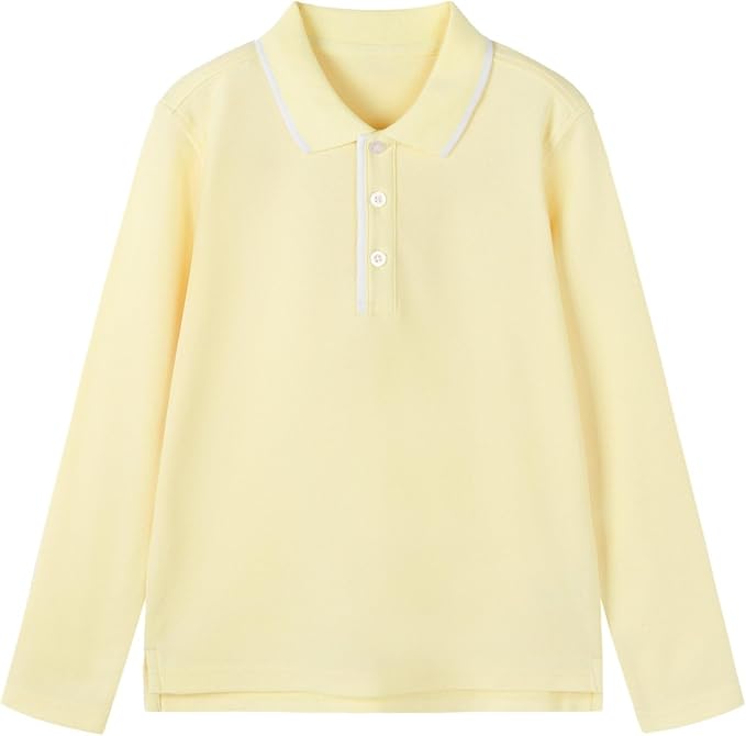Everanne unisex long sleeve piqué polo shirt with ribbed collar in cotton nylon blend, shown in navy blue.