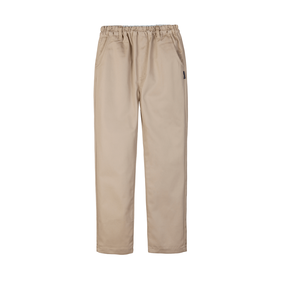 Everanne Classic Twill Long Pants with Patch Pockets Dual Waist Design