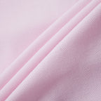 Pink girls' short-sleeve pique mesh T-shirt with crew neck and bow detail by Everanne, shown on a white background.