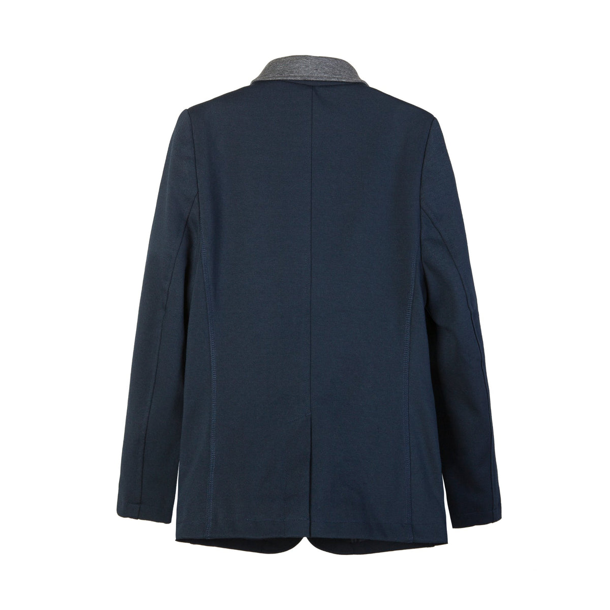 Everanne Boys Fabric Blazer Flat Suit Collar Durable Stitching Rear Vent Smooth Lining