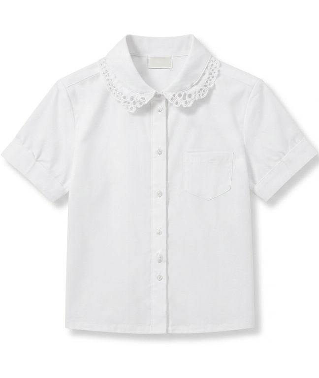Ivory Lace Collar Blouse